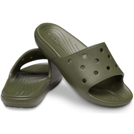 Crocs Classic Slide khaki 206121 309 zelená 1 Crocs Classic Slide khaki 206121 309 zelená 1