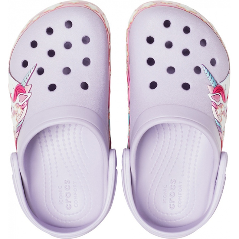 Crocs pro děti FunLab Unicorn Band Cg K purple 206270 530 fialová 1