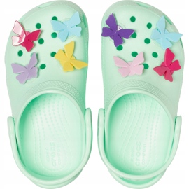 Crocs dětské Classic Butterfly Charm Clg Ps zelené 206179 3TI zelený 1