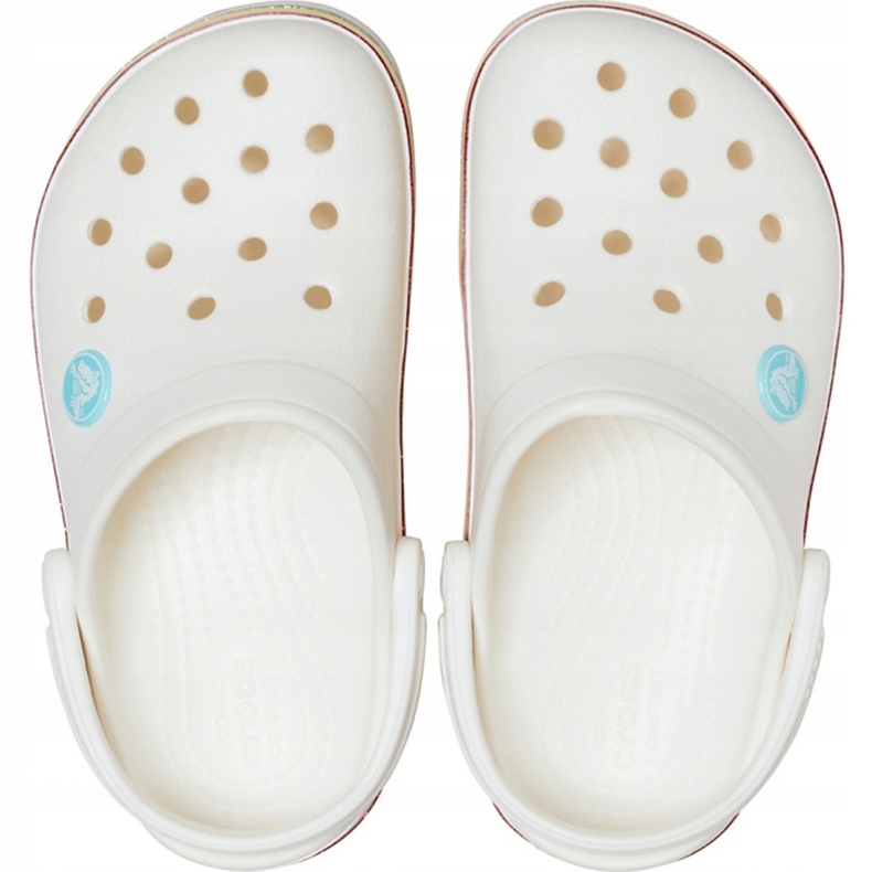 Crocs pro děti Crocband Rainbow Glitter Clg K bílá 206151 100 bílý 1