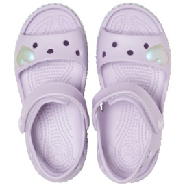 Dětské sandály Crocs Crocband Imagination Sandal Ps purple 206 145 530 fialová 1