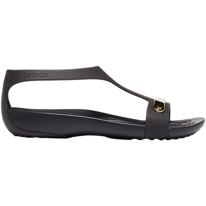 Dámské sandály Crocs Serena Metallic Bar Sdl W černo-zlaté 206421 751 černý černý 1