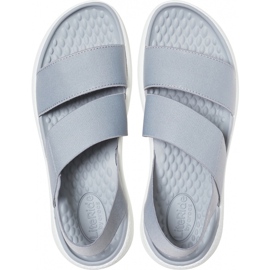 Crocs LiteRide Stretch Sandal W světle šedá / bílá 206081 00J 1