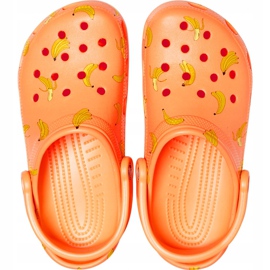 Crocs Kids Classic Vacay Vibes Clog Orange 206375 801 oranžový 1