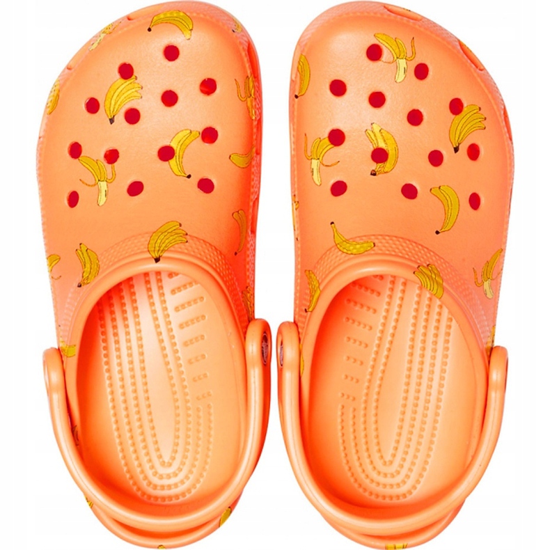 Crocs Kids Classic Vacay Vibes Clog Orange 206375 801 pomerančový 1