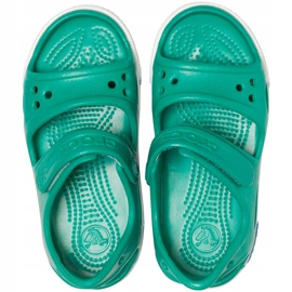 Dětské sandály Crocs Crocband Ii Sandal Ps Kids zeleno-modré 14854 3TV zelená 1
