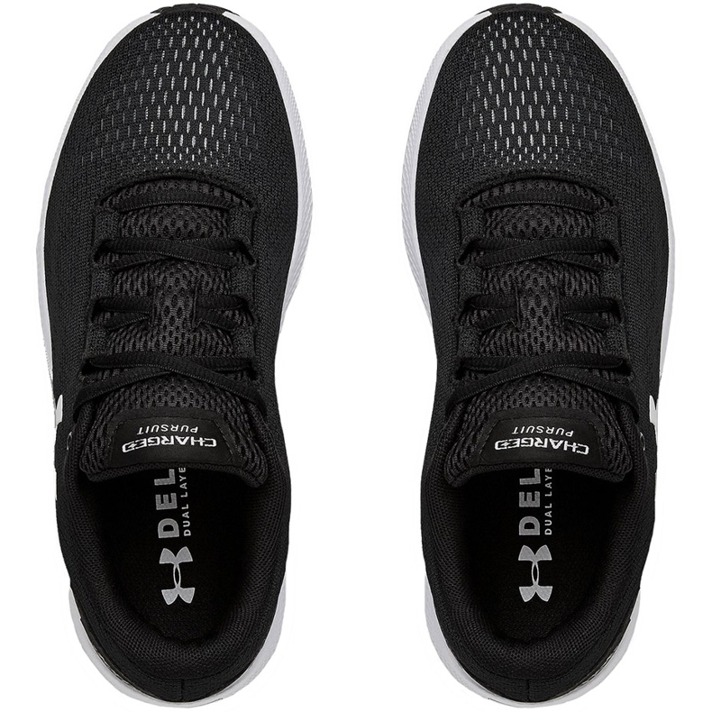 Dámské boty Under Armour Ua W Charged Pursuit 2 černé a bílé 3022604 001 černý 1