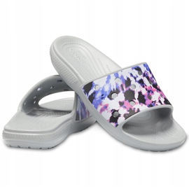 Crocs Dámské klasické Crocs Tie Dye Mania Slide 206481 97K šedá vícebarevný 1