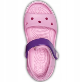 Dětské sandály Crocs Crocband Sandal Kids světle růžovo-fialové 12856 6AI růžový 1