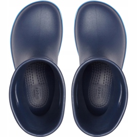 Dětské boty do deště Crocs Crocband Rain Boot Kids navy blue 205827 4KB námořnická modř 1