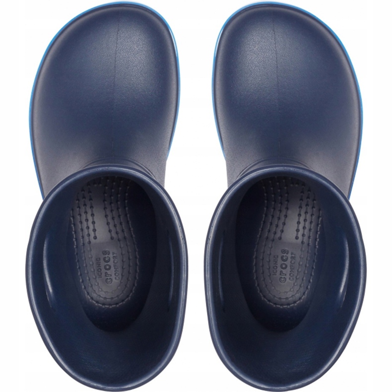 Dětské boty do deště Crocs Crocband Rain Boot Kids navy blue 205827 4KB námořnická modrá 1