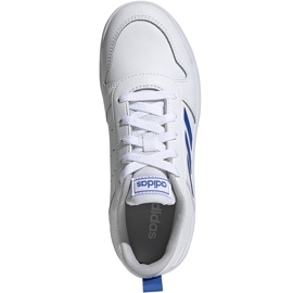 Dětské boty Adidas Tensaur K bílé a modré EF1089 bílý 1