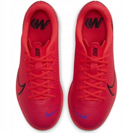 Kopačky Nike Mercurial Vapor 13 Academy Ic Junior AT8137 606 červený červený 1