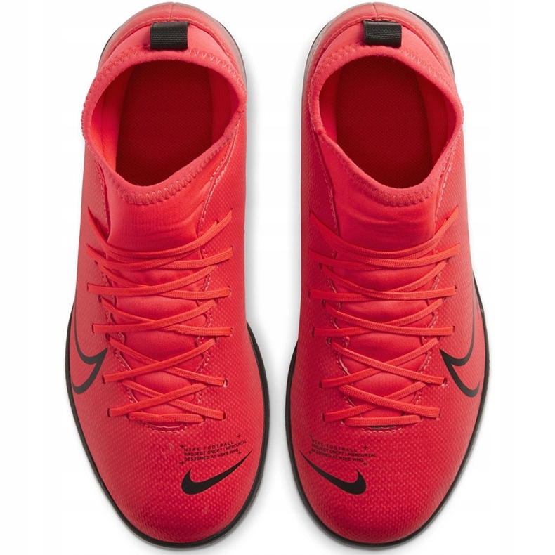 Kopačky Nike Mercurial Superfly 7 Club Ic Junior AT8153 606 vícebarevný červený 1