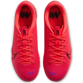 Kopačky Nike Mercurial Vapor 13 Academy Tf Junior AT8145 606 červený červený 1