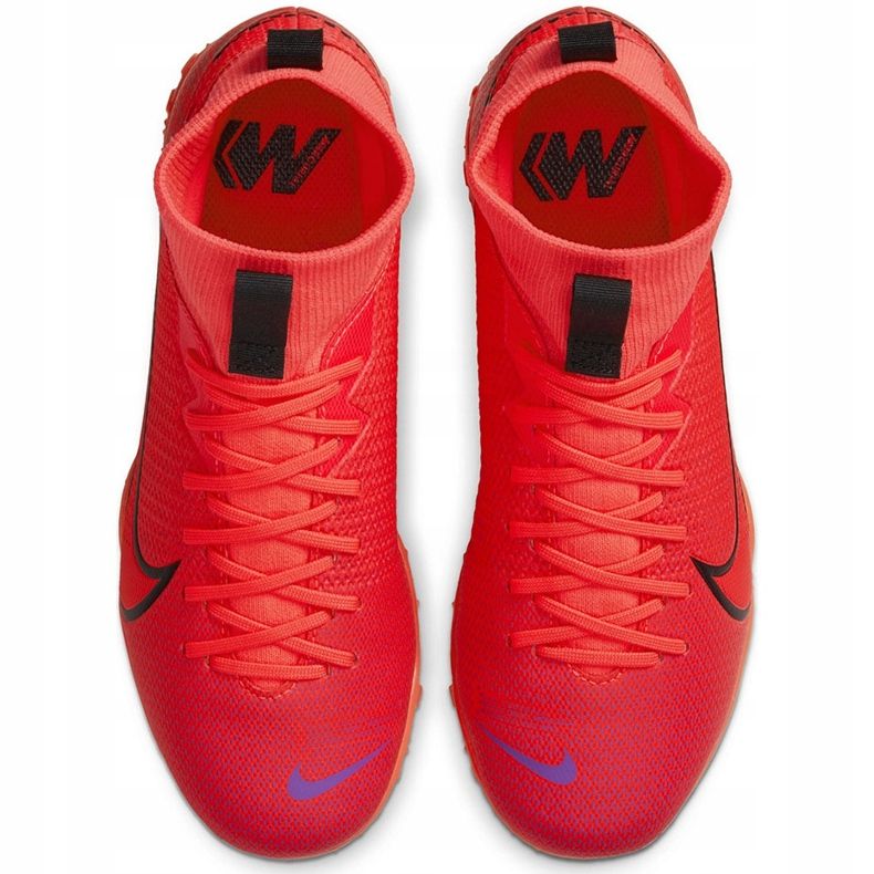 Kopačky Nike Mercurial Superfly 7 Academy Tf Junior AT8143 606 červený červený 1