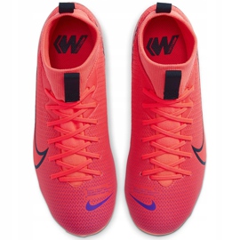 Kopačky Nike Mercurial Superfly 7 Academy FG / MG Junior AT8120 606 červený červený 1