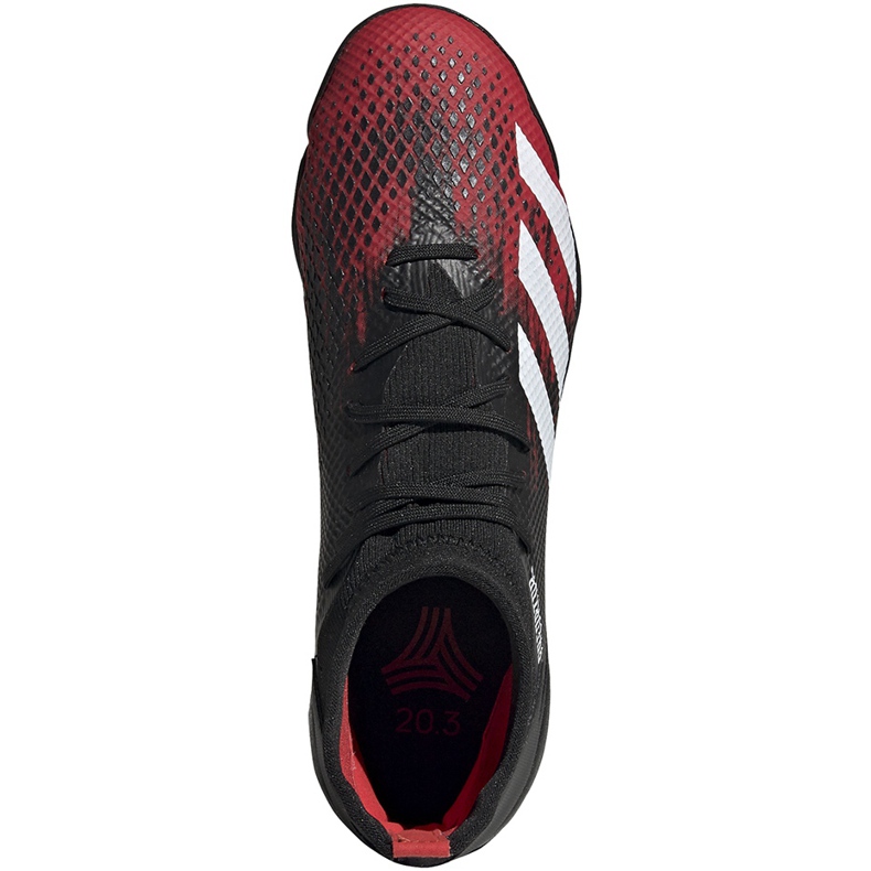 Kopačky Adidas Predator 20.3 Tf černé a červené EF2208 vícebarevný černý 1