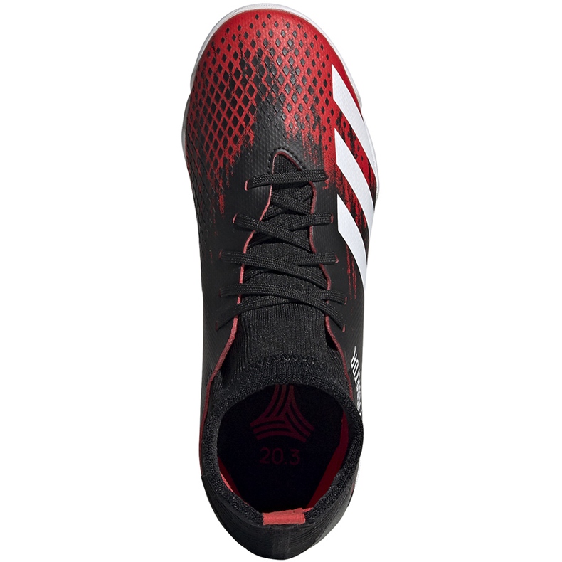Kopačky Adidas Predator 20.3 In Jr černé a červené EF1954 vícebarevný černý 1