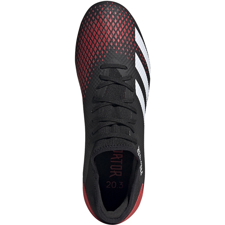 Kopačky adidas Predator 20.3 L Fg black EE9556 vícebarevný černá 1