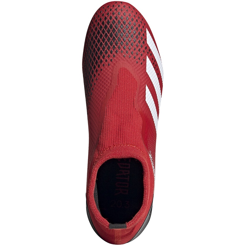 Kopačky Adidas Predator 20.3 Ll Fg EE9554 červené červené 1