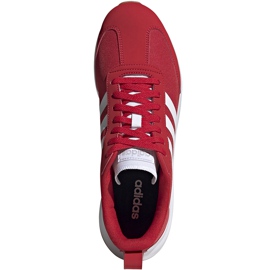 Červeno -bílé pánské boty Adidas Run60S EG8689 bílý červený 1