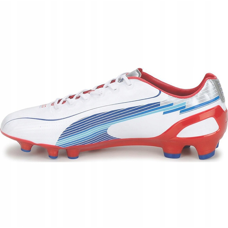 Kopačky Puma Evo Speed ​​1 Fg bílo-červeno-modré 102527 01 bílý bílý 1
