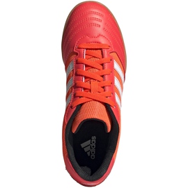 Červené kopačky Adidas Super Sala Junior FV2639 červený červený 1