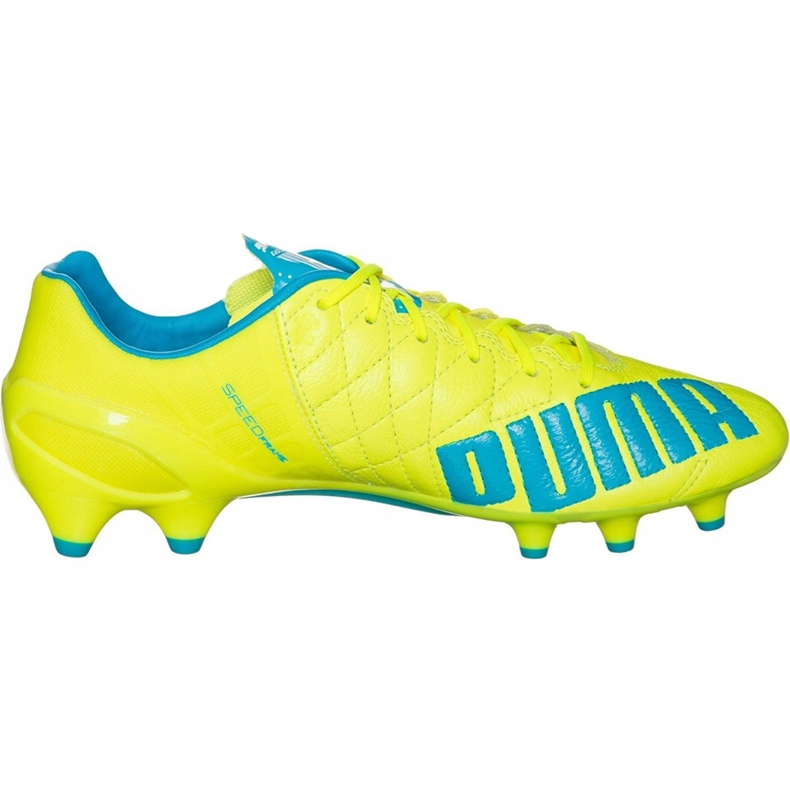 Kopačky Puma Evo Speed ​​1.4 Lth Fg žluto-modrá 103615 03 žlutá žlutá 1