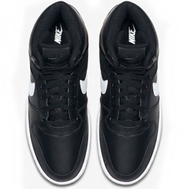 Pánské boty Nike Ebernon Mid černé a bílé AQ1773 002 bílý černý 1
