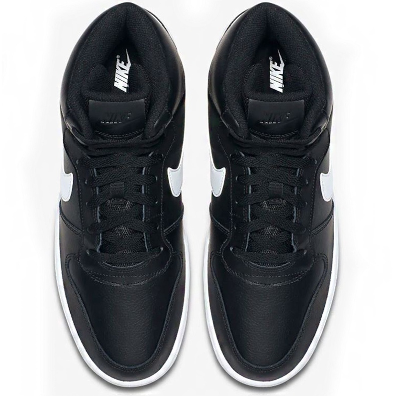 Pánské boty Nike Ebernon Mid černé a bílé AQ1773 002 bílý černý 1