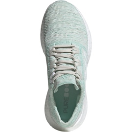Adidas Pureboost Go W mátové boty B75827 šedá zelený 1