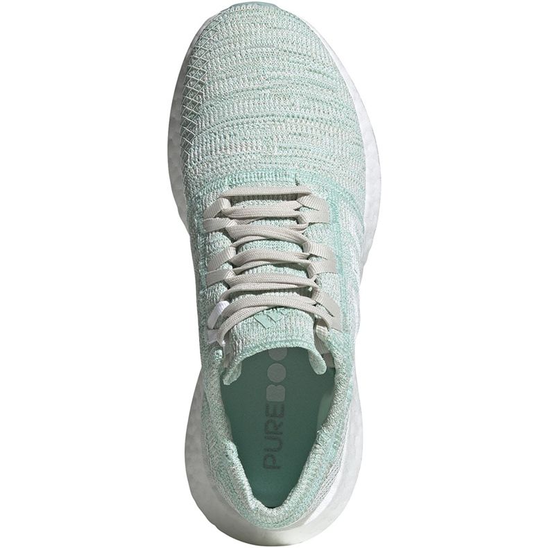 Adidas Pureboost Go W mátové boty B75827 šedá zelený 1