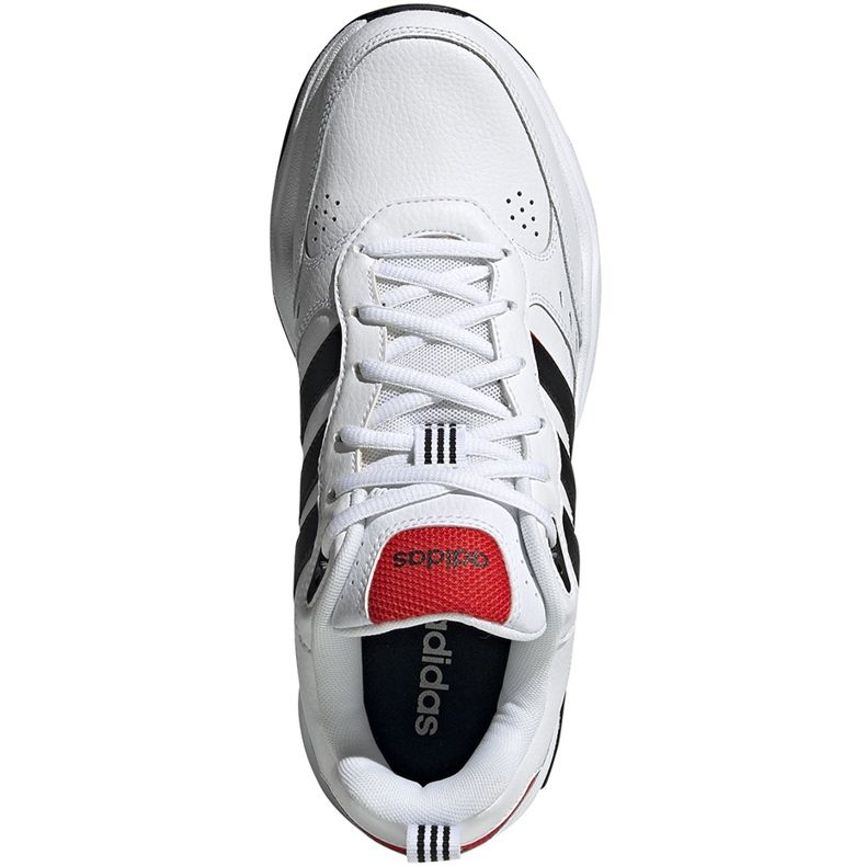 Pánské boty Adidas Strutter bílé a černé EG2655 bílý černý červený 1