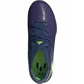 Kopačky Adidas Nemeziz Messi 19.3 Tf Junior EF1811 černý námořnická modř 1