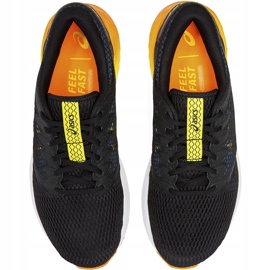 Pánské běžecké boty Asics Roadhawk Ff 2 černé a oranžové 1011A136 005 černá 1