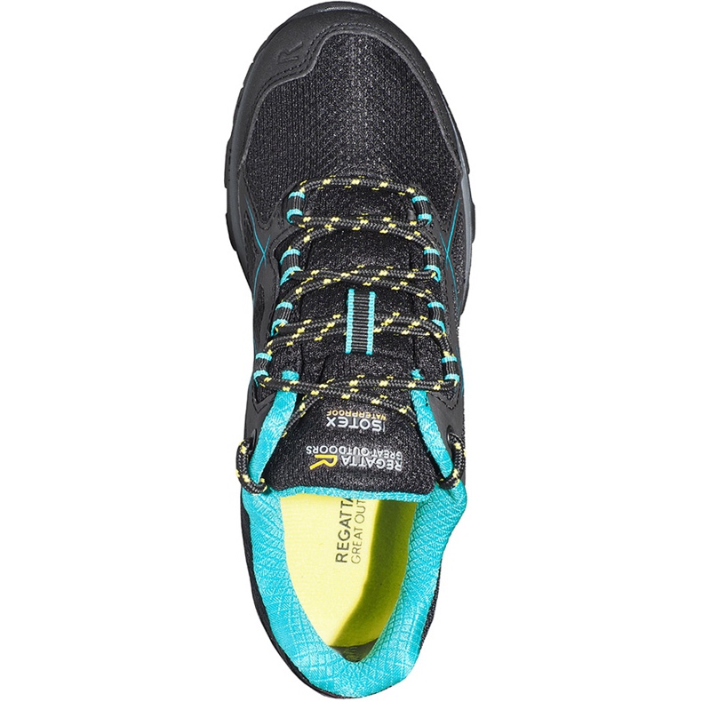 Dámské boty Regatta Wms Kota Low černé a modré RWF489 41QF černá modrý šedá 1