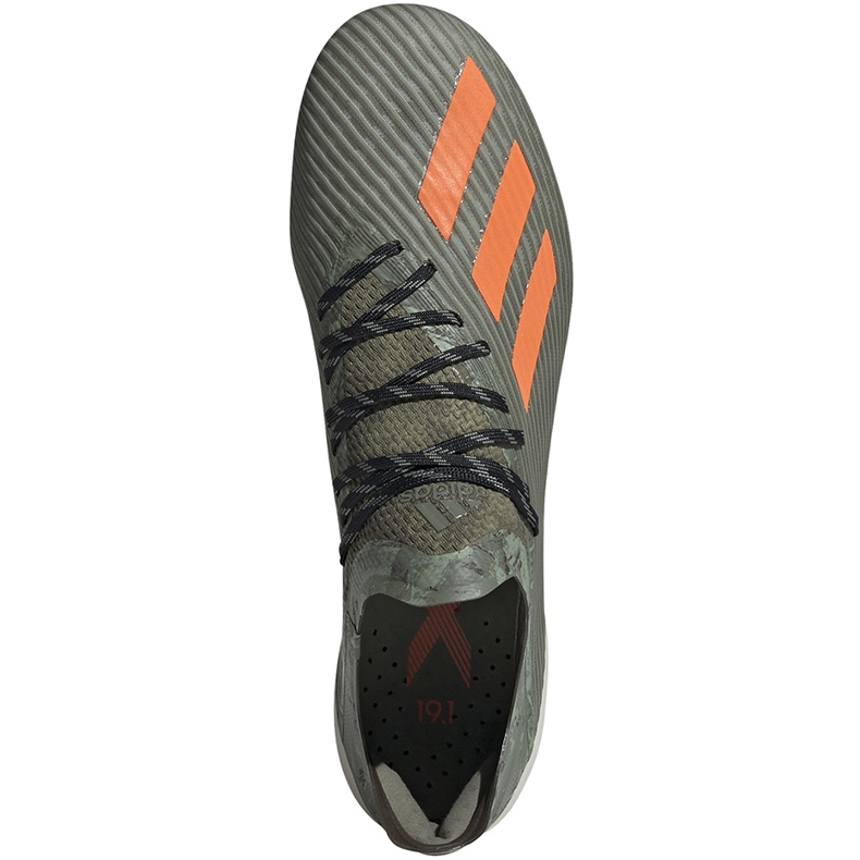Zelené kopačky Adidas X 19.1 Fg EF8296 zelená zelená 1