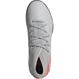 Šedé kopačky Adidas Nemeziz 19.3 Tf Jr EF8303 vícebarevný šedá 1