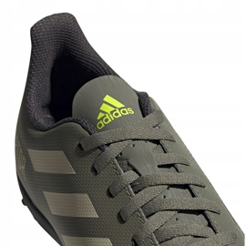 Kopačky Adidas Predator 19.4 Tf Jr EF8222 vícebarevný zelená 3