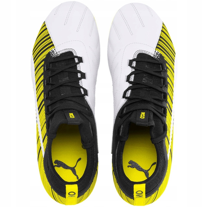 Kopačky Puma One 5.3 Fg Ag žluto-bílo-černé 105604 03 žluť žluť 1