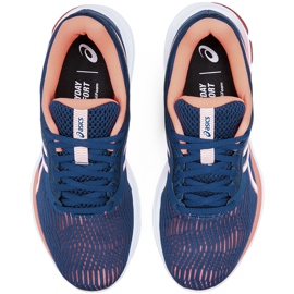 Dámské běžecké boty Asics Gel-Pulse navy blue-peach 1012A467 401 námořnická modř pomerančový 1