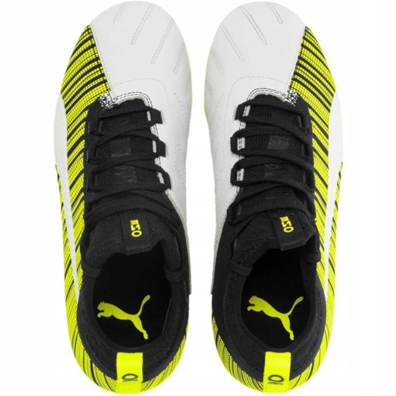 Kopačky Puma One 5.3 Fg Ag Junior žluto-černo-bílé 105657 03 žlutá, bílá, černá žluť 1