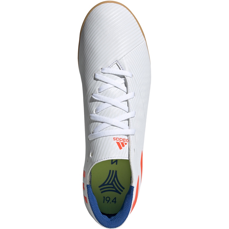Kopačky Adidas Nemeziz Messi 19.4 v bílé a červené barvě F34550 bílý bílý 1