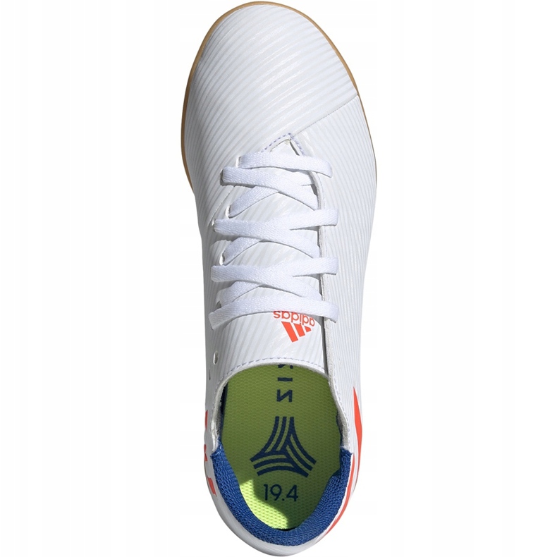 Adidas Nemeziz Messi 19.4 In Jr bílé kopačky F99928 vícebarevný bílý 1