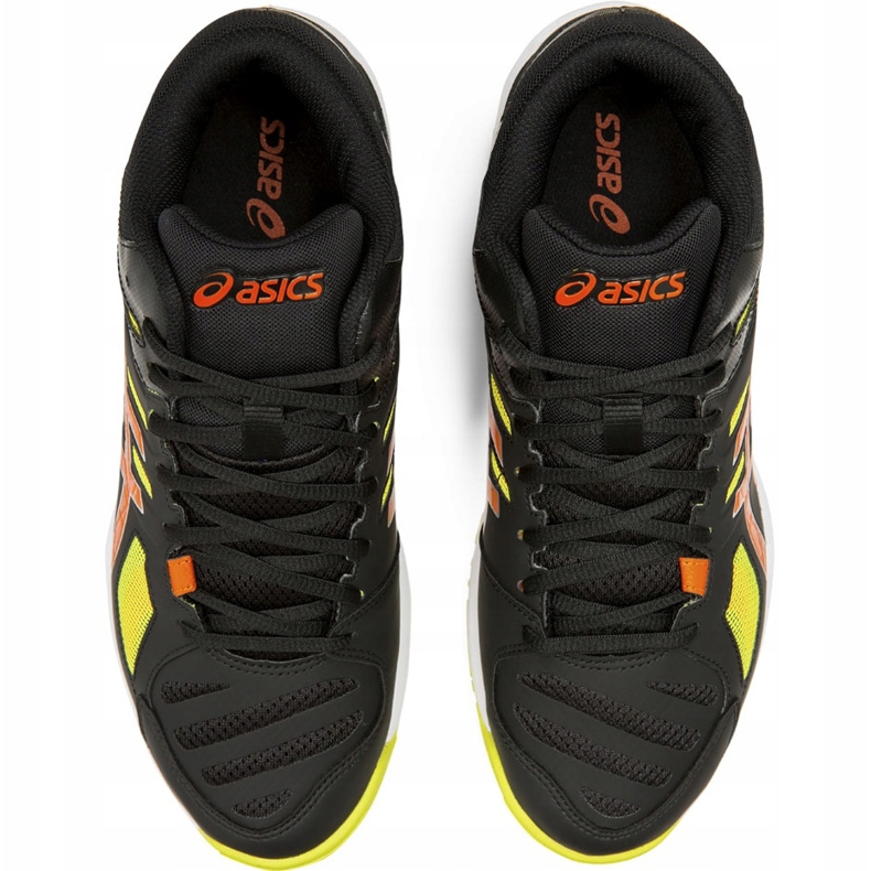 Pánská volejbalová obuv Asics Gel Beyond 5 Mt černá, žlutá a oranžová B600N 001 1