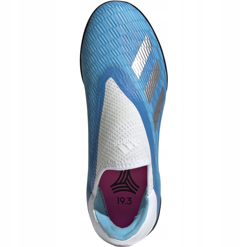 Kopačky Adidas X 19.3 Ll Tf Junior blue EF9123 modrý modrý 1