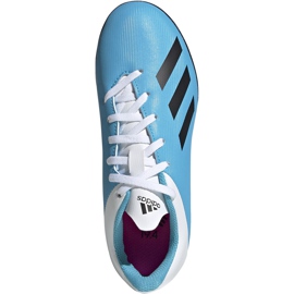 Adidas X 19.4 Tf Dětské kopačky modré a bílé F35347 vícebarevný modrý 1