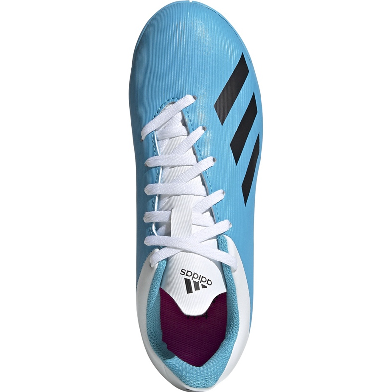 Kopačky adidas X 19.4 In Junior modrobílé F35352 modrý 1