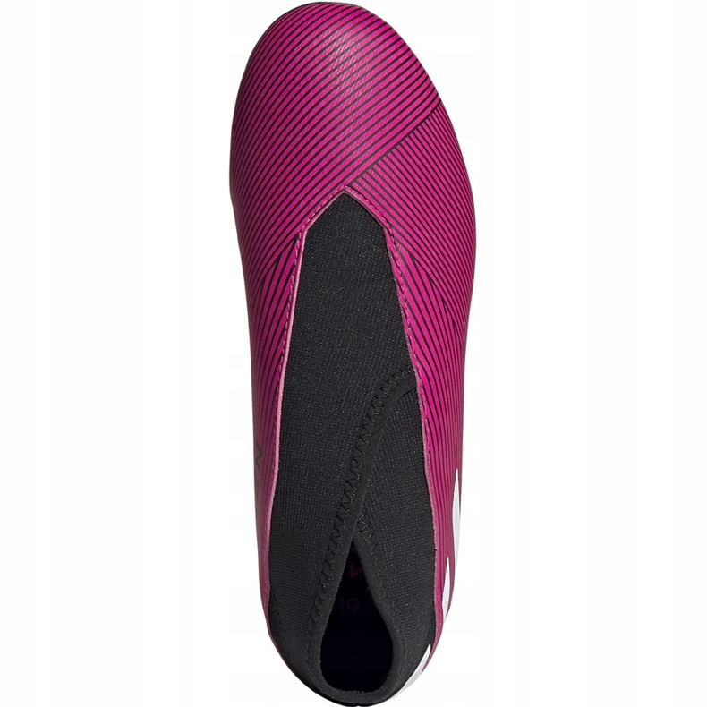 Adidas Nemeziz 19.3 Ll Fg Jr růžové kopačky EF8848 černý 1